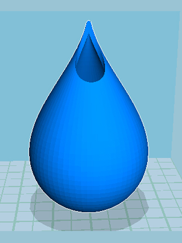 水滴形花瓶